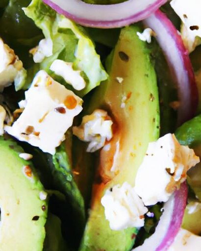 Fresh & Flavorful: The Ultimate Cucumber Avocado Feta Salad