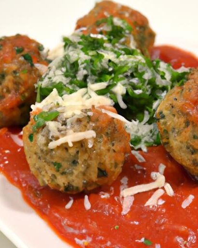 Savory Chicken Parmesan Meatballs: A Classic Twist Recipe