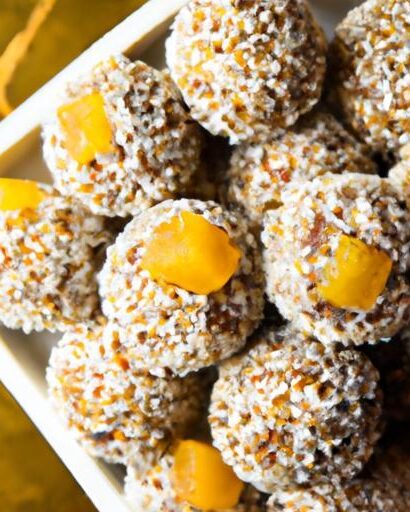 Tropical Boost: Energize with Pineapple Date Energy Bites