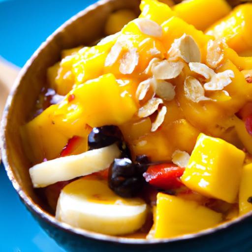 Tropical Smoothie Bowl: Mango & Pineapple Paradise Recipe