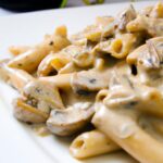 Savor Penne with Creamy Mushroom Sauce: A Flavorful Delight