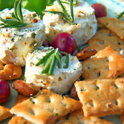 Delightful Goat Cheese & Chive Bites Perfect on Crackers