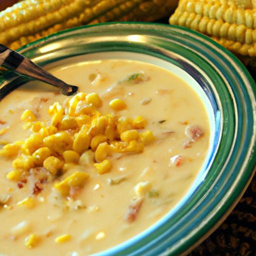 Golden Harvest: Wholesome Sweet Corn and Rice Chowder Delight