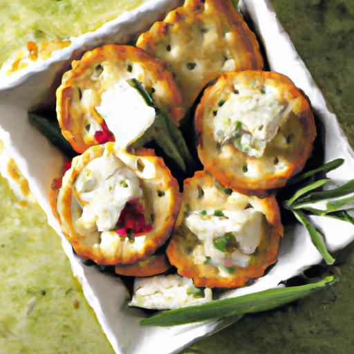 Delightful Goat Cheese & Chive Bites Perfect on Crackers