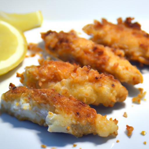 Crispy Lemon-Garlic Parmesan Chicken⁣ Tenders Recipe Guide