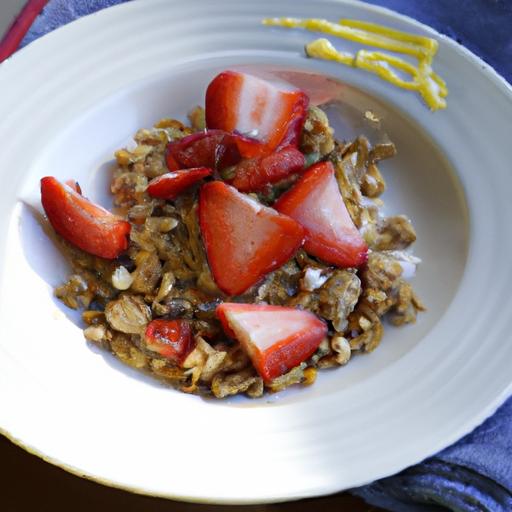 Strawberry Almond⁢ Granola: A Crunchy, Nutty Delight to Savor