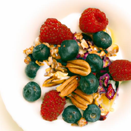 Elevate Your Snack: Greek⁤ Yogurt⁢ Parfait with⁣ Nuts & Berries