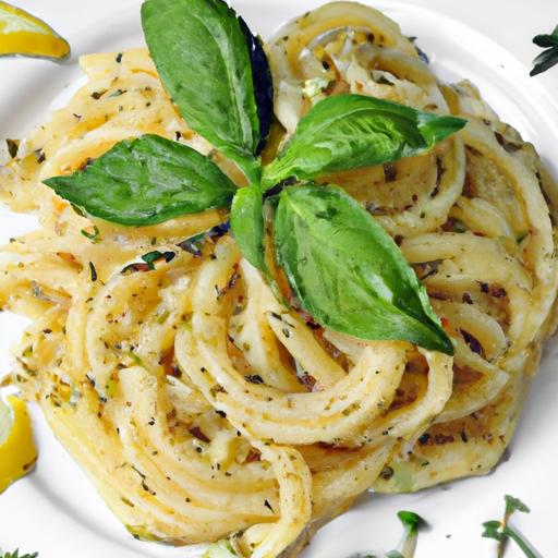 Zesty Lemon Basil Pasta: A Fresh twist on Classic flavors