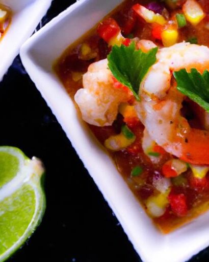 Zesty Chili Lime Shrimp Cups: A Burst of Bold Flavor