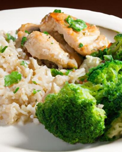 Wholesome Chicken Broccoli Rice: A Flavorful, Nutritious Meal