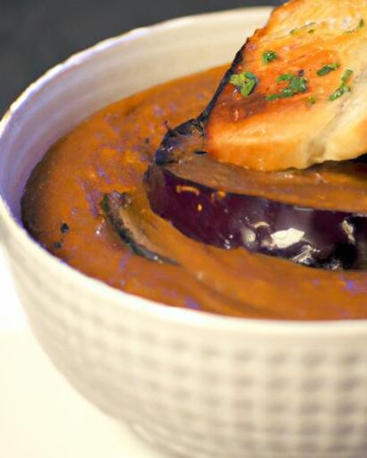 Smoky Roasted Eggplant Soup: A Warm, Flavorful Delight