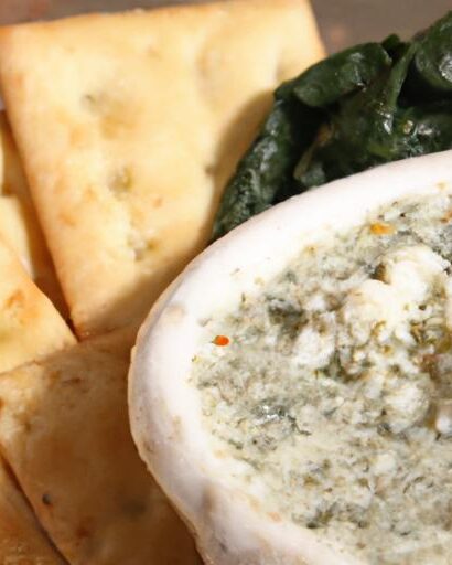 Savory Parmesan & Spinach Dip: Perfect Pairing with Crackers