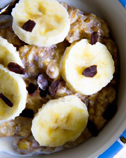 Banana Chocolate Chip Oatmeal: A Sweet, Wholesome Boost