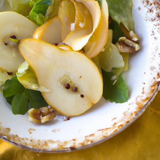 Pear Walnut Salad: A Crisp Harmony of Flavors and Health