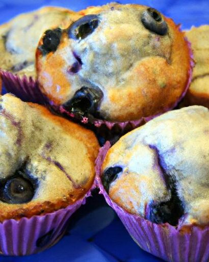 Deliciously Moist Blueberry Muffins: A Step-by-Step Recipe