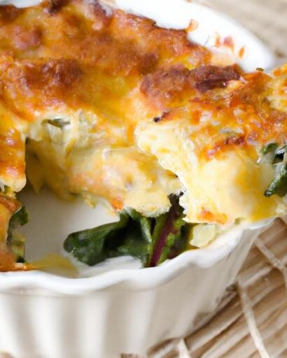 Wholesome Egg Casserole with Creamy Cottage Cheese Bliss