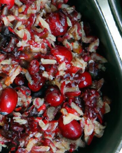 Nutty Wild Rice with Cranberries: A Flavorful Fall Feast