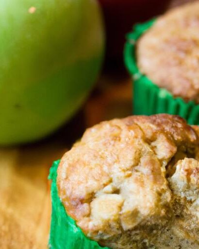 Morning Boost: Wholesome Apple Oatmeal Muffins Recipe