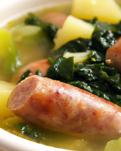 Hearty Sausage and Spinach Soup: A Cozy, Nutritious Bowl