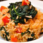 Savory Spinach & Tomato Rice Pilaf: A Flavorful Delight