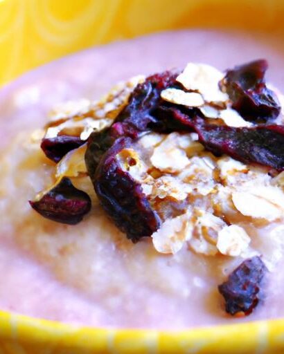 Mulberry Vanilla Oatmeal: A Sweet Twist on Morning Classics