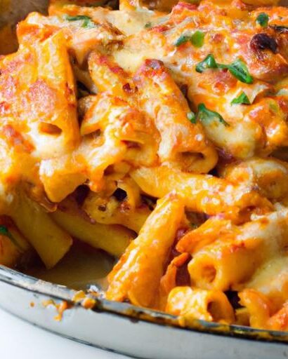 Baked Ziti Meets Chicken Parmesan: A Flavorful Fusion Feast