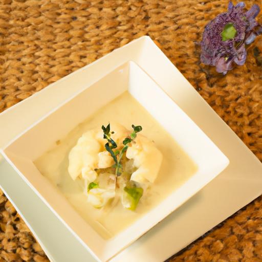 Cauliflower Soup: A Creamy Taste of the Mediterranean Breeze