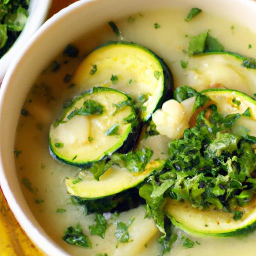 Wholesome Zucchini and White Bean Soup: A Comforting Delight