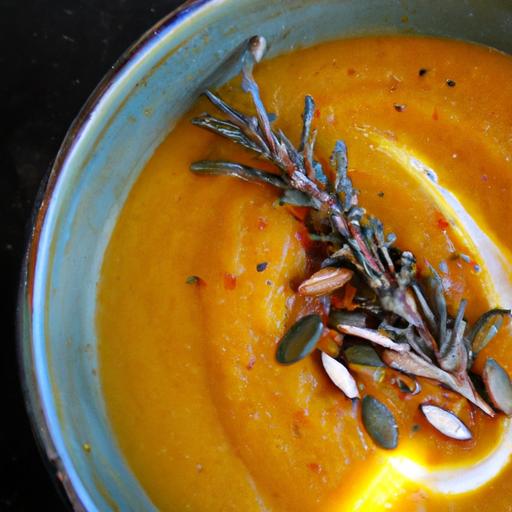 Velvety Roasted Pumpkin Soup with Browned Butter & Sage