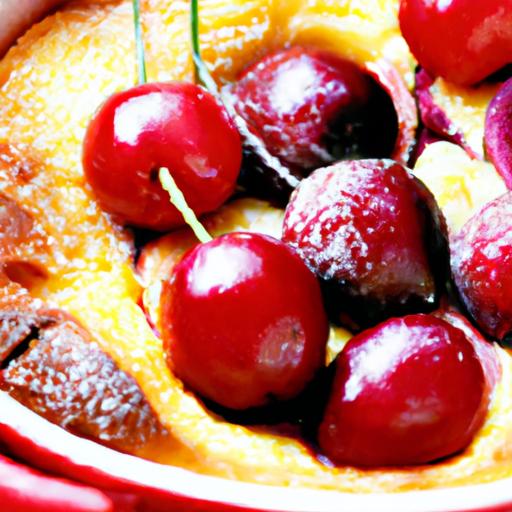 Cherry Clafoutis Delight: A Classic French Fruit Dessert