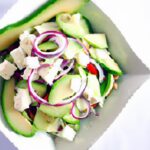 Fresh Cucumber Avocado Feta Salad: A Cool, Creamy Delight