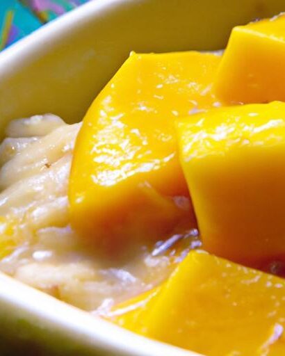 Tropical Delight: How to Make Sweet Mango Rice Pudding