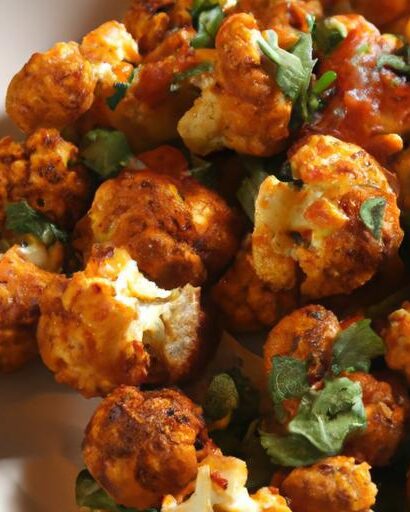 Crispy Buffalo Cauliflower Bites: A Spicy Veggie Delight