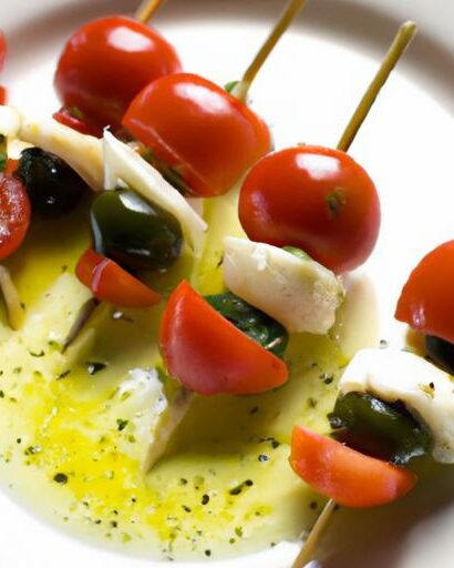 Bite-Sized Bliss: Crafting Perfect Caprese Salad Skewers