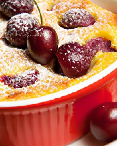 Cherry Clafoutis Delight: A Classic French Fruit Dessert