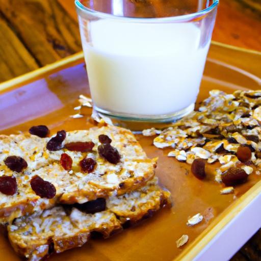 Crunchy Mornings: Oatmeal with Nuts and Toast Delight