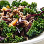 Nutritious Brown Rice and Kale Salad: A Flavorful Boost