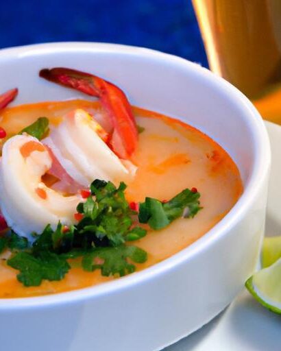 Fiery Flavors Unveiled: The Art of Spicy Prawn Soup