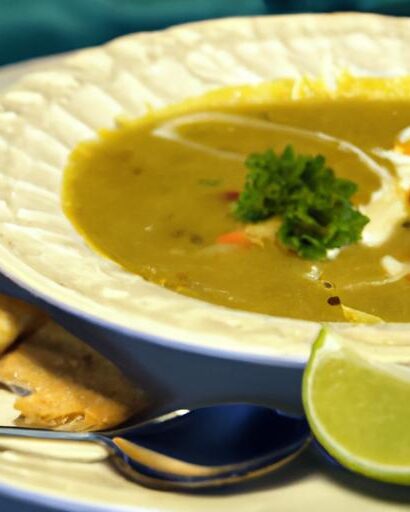 Zesty Chicken Lime Soup: A Tangy Twist on Comfort Food
