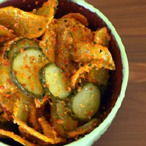 Crunchy Cheesy Pickle Chips: A Tangy Twist to Snack Time