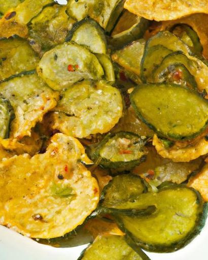 Crunchy Delight: The Rise of Cheesy Pickle Chips Craze