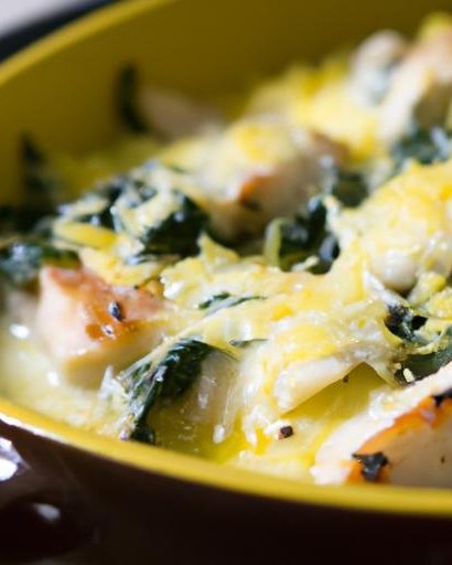 Creamy Chicken Spinach Artichoke Bake: A Flavorful Delight