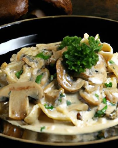 Savory Mushroom Stroganoff: A Creamy Twist on Classic Flair