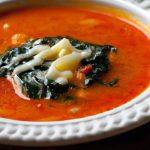 Creamy Tomato Spinach Orzo Soup: A Sweet Savory Delight