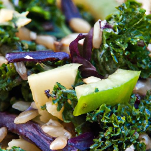 Nutritious Brown Rice and Kale Salad: A Flavorful boost