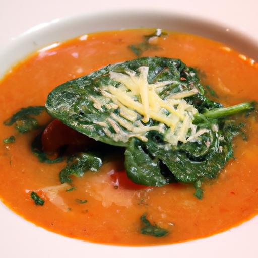 Creamy Tomato Spinach Orzo Soup: A Sweet Savory Delight