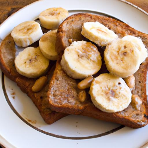 Power-Packed Vegan Toast: Peanut Butter & Banana Bliss