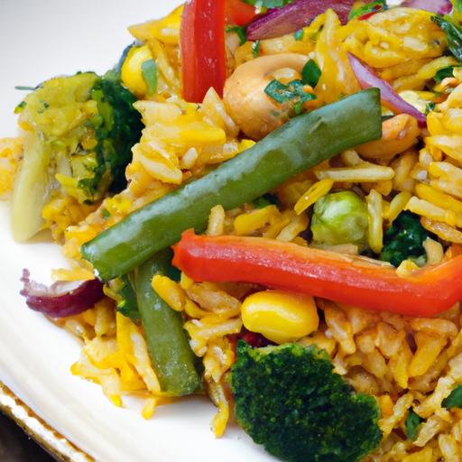 Savor authentic Indian Brown ⁢Rice ⁣with Colorful Veggies Delight