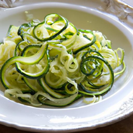 Zucchini Noodles: A​ Fresh Twist on Healthy,Low-Carb meals