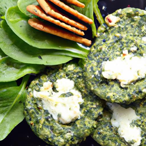 Wholesome Bites: ​Ricotta & Spinach ⁢Crackers​ Delight